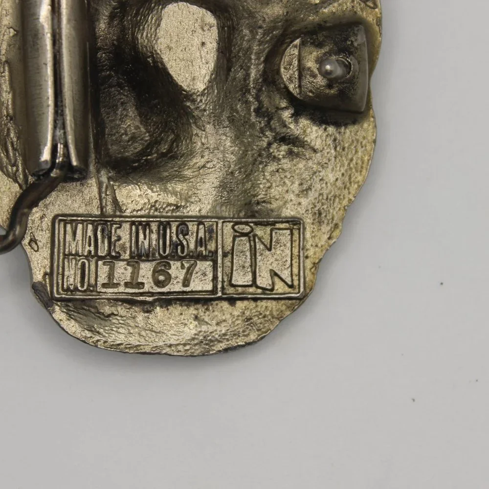 Vintage Horses' Butt Belt Buckle - Picture 4 of 4